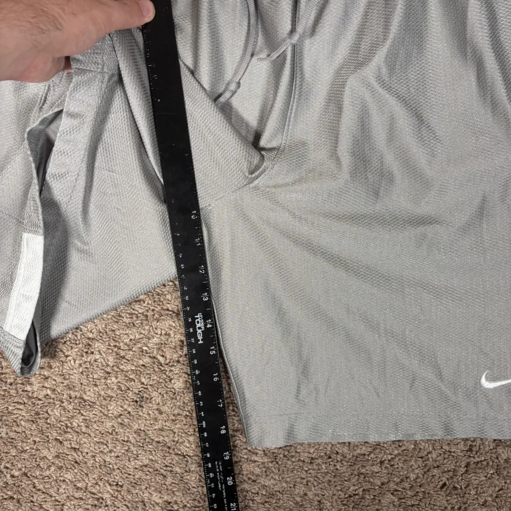 Nike Mens Basketball Shorts Grey Dazzle Shimmer Mesh Athletic Gym Training XL